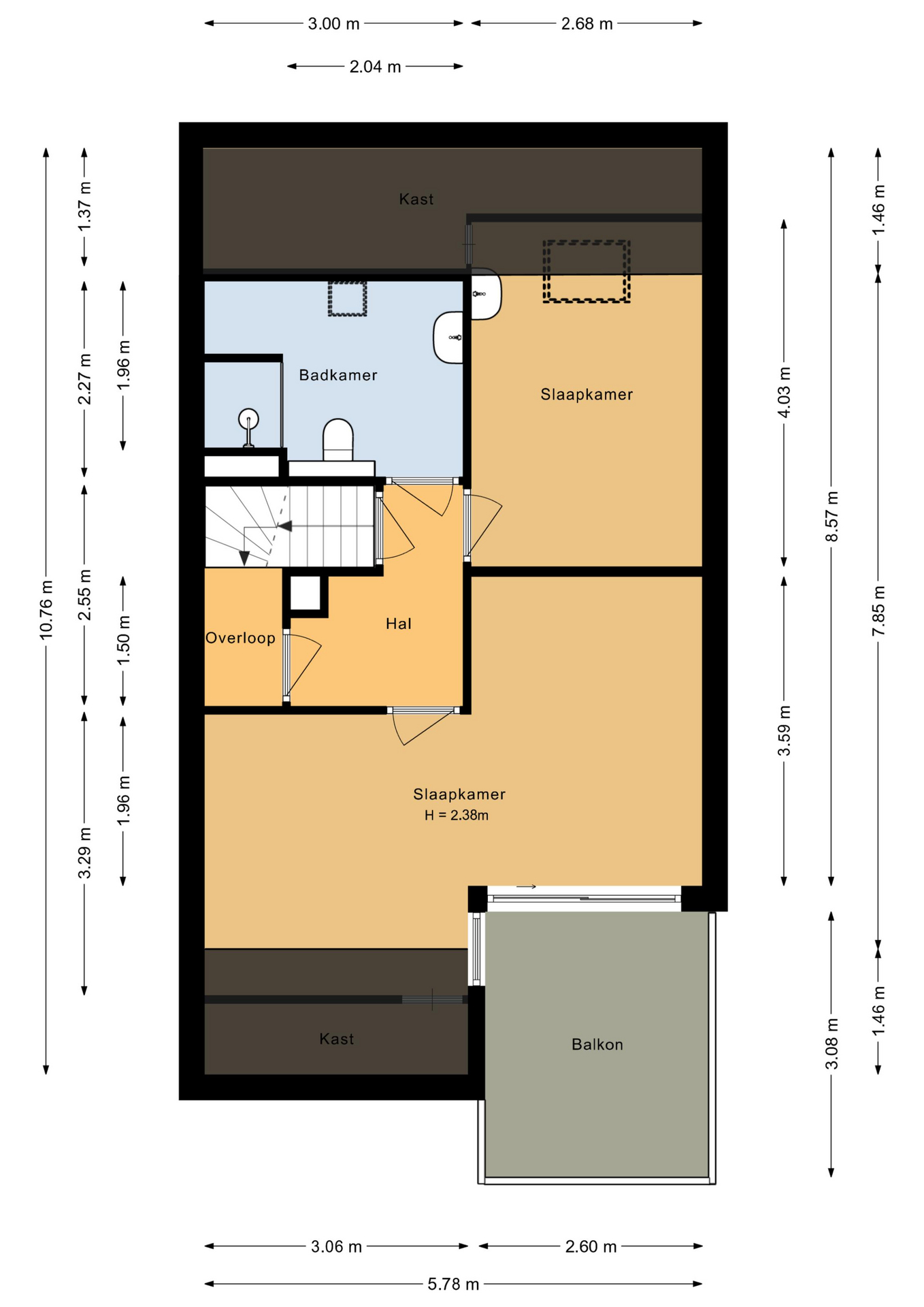De veste 10 11 - 8231 JA - lelystad-plattegrond-2